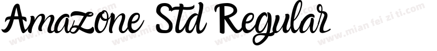 Amazone Std Regular字体转换